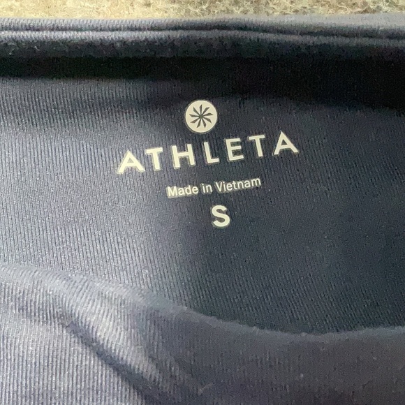 Athleta Superimpose Chaturanga High-rise Leggings Navy Floral Stretch Size S - Picture 5 of 6